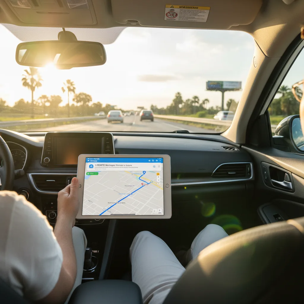 A person reviewing documents like utility bills and tax returns to prove residency.