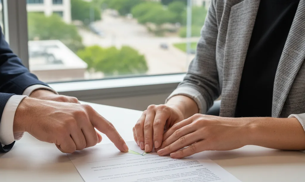 iQRATE Mortgages professional reassuring an international investor.