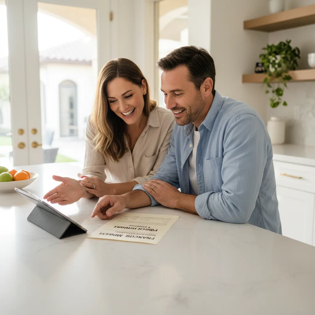 Real estate agent analyzing an appraisal report for errors.