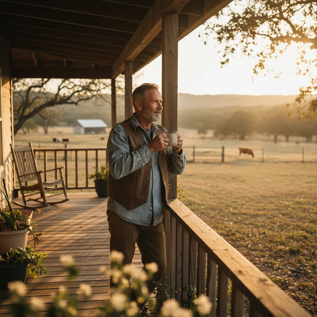 Veteran reviewing mortgage refinance documents