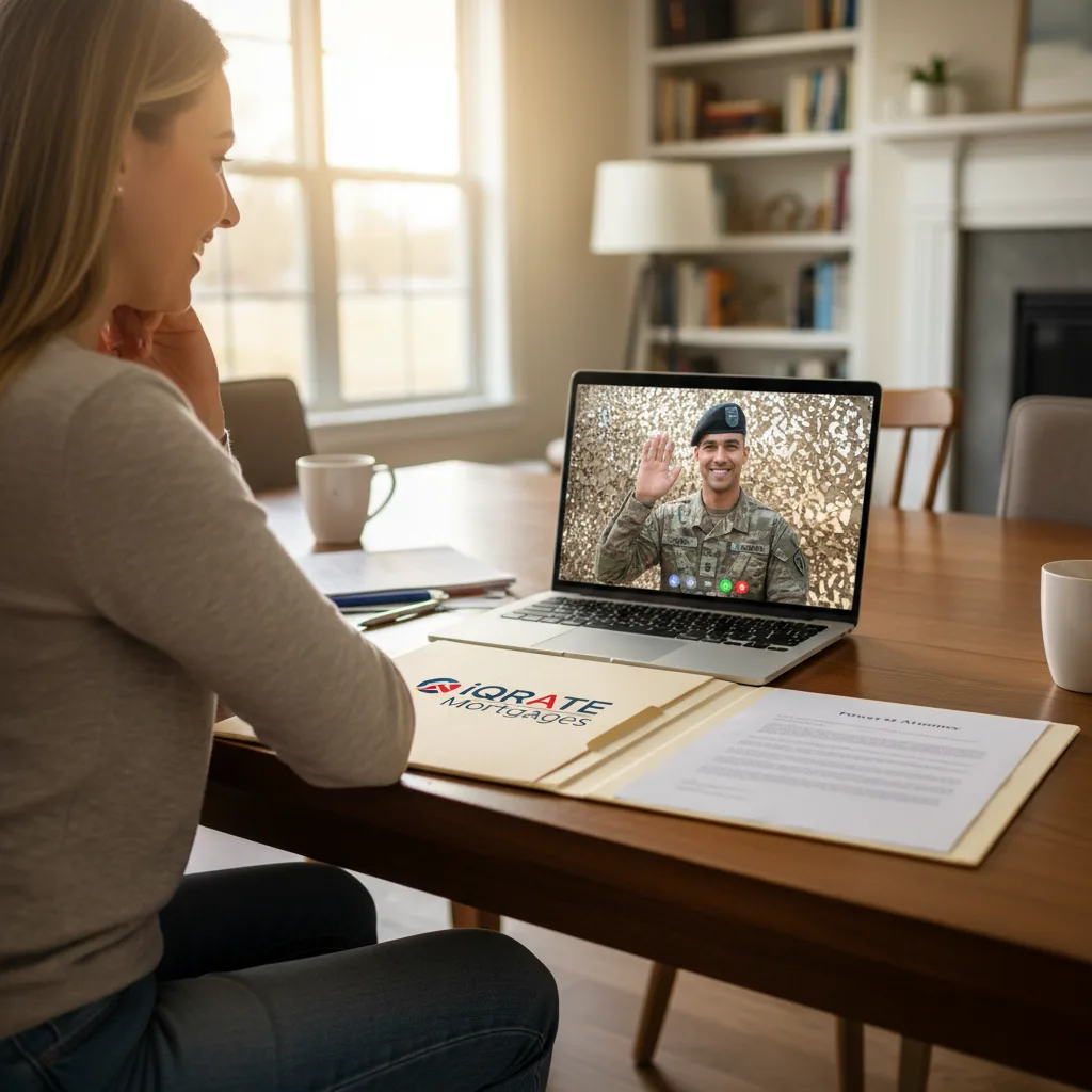 Military family planning their budget for a new home in San Diego.