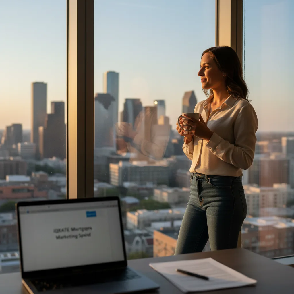 Data-driven chart showing financial forecasting