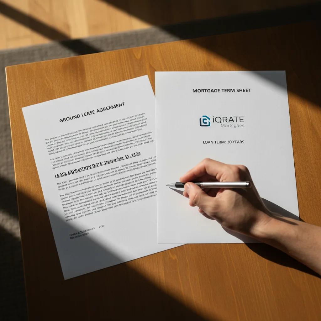 A modern condominium building, relevant to leasehold property discussion.