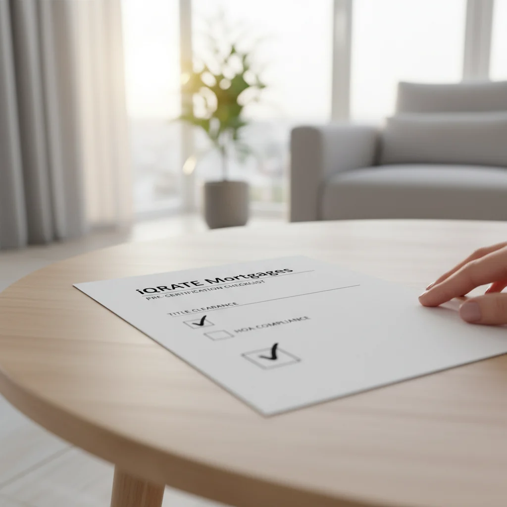 A certified document with a sold sign, symbolizing a smooth home sale.