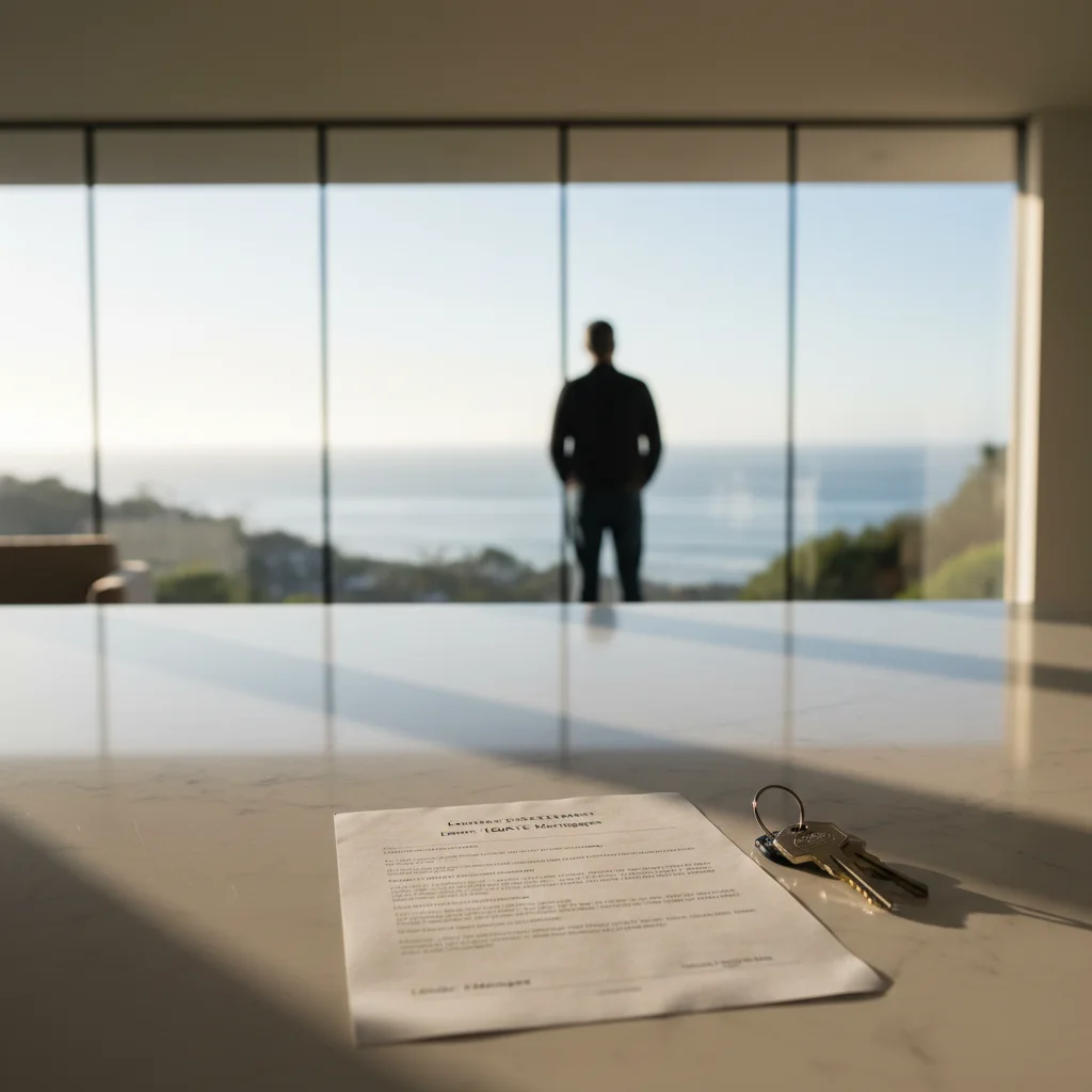 A luxurious home purchased through a trust