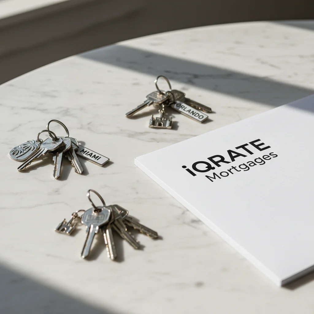 A row of single-family rental homes in an Orlando suburb.