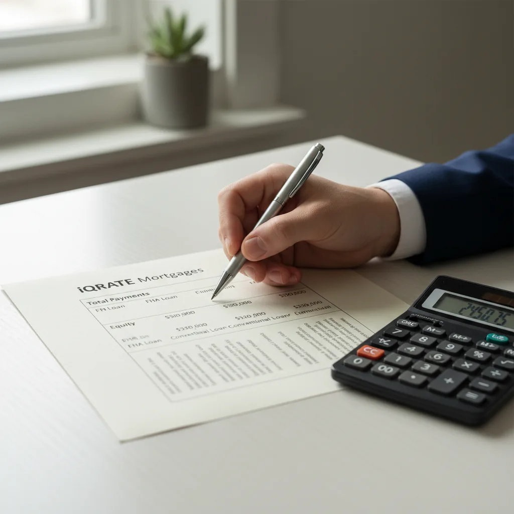 A graph comparing home equity growth over time.