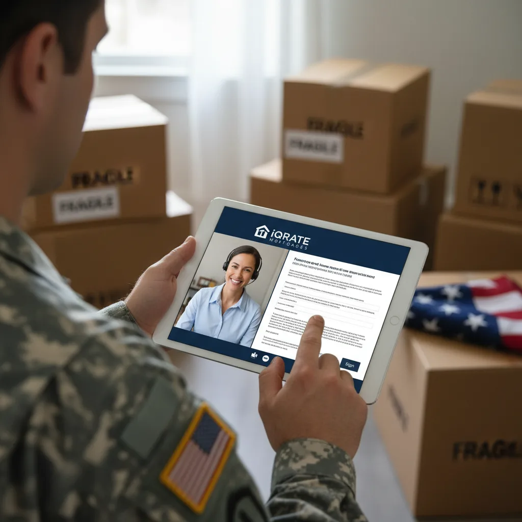 Legal documents for a remote home closing