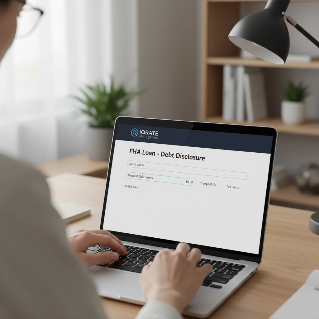 A couple happily signing mortgage documents for their new home.