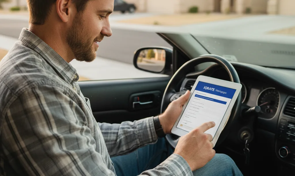 Nevada gig worker planning his mortgage finances.