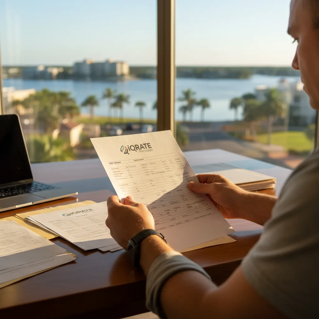 Exterior of a beautiful Naples home purchased in the name of a trust