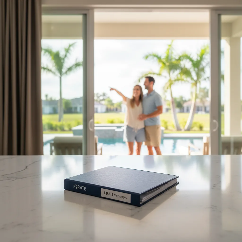 Modern kitchen in a luxury home secured with a jumbo loan