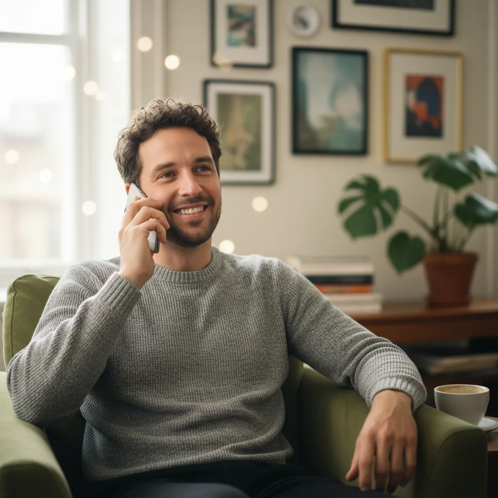 A person reviewing their credit report documents carefully.