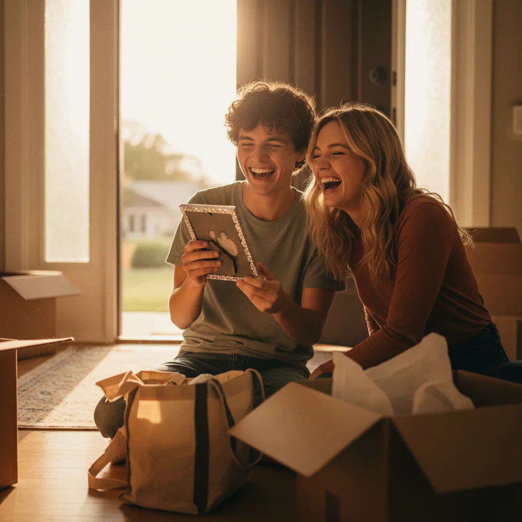 A magnifying glass examining a credit report, highlighting the difference between medical and non-medical collections.