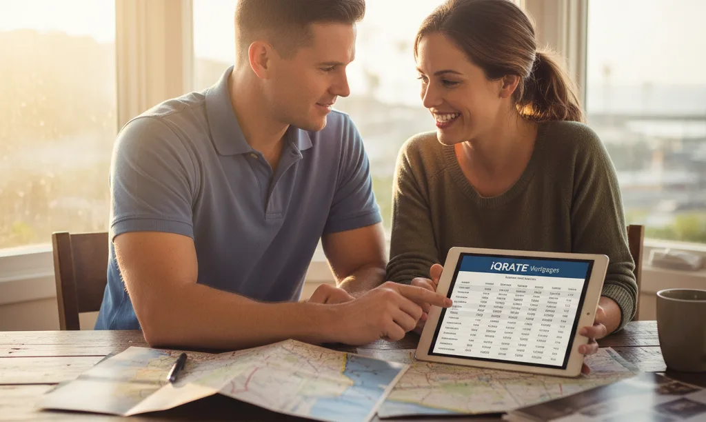 Military couple planning their California home purchase.