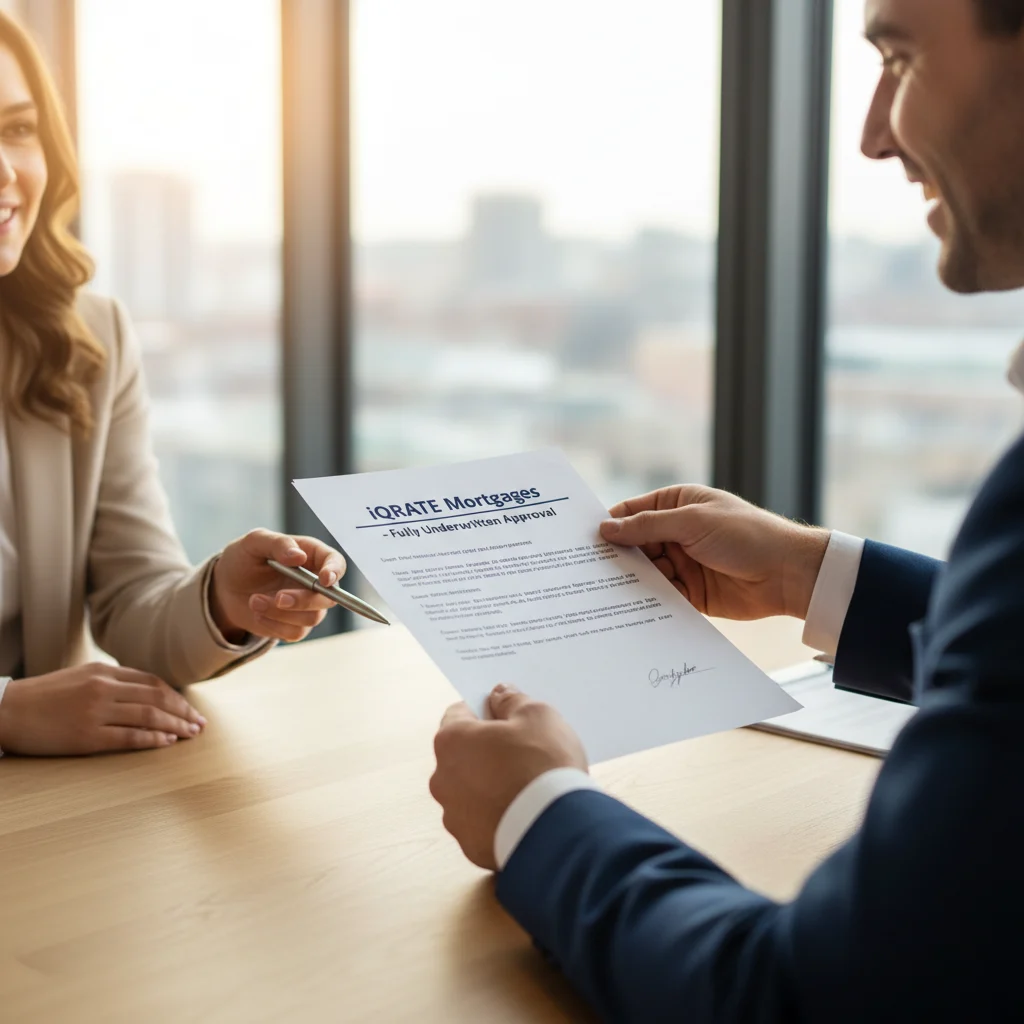 Happy couple receiving keys to their new home from a real estate agent.