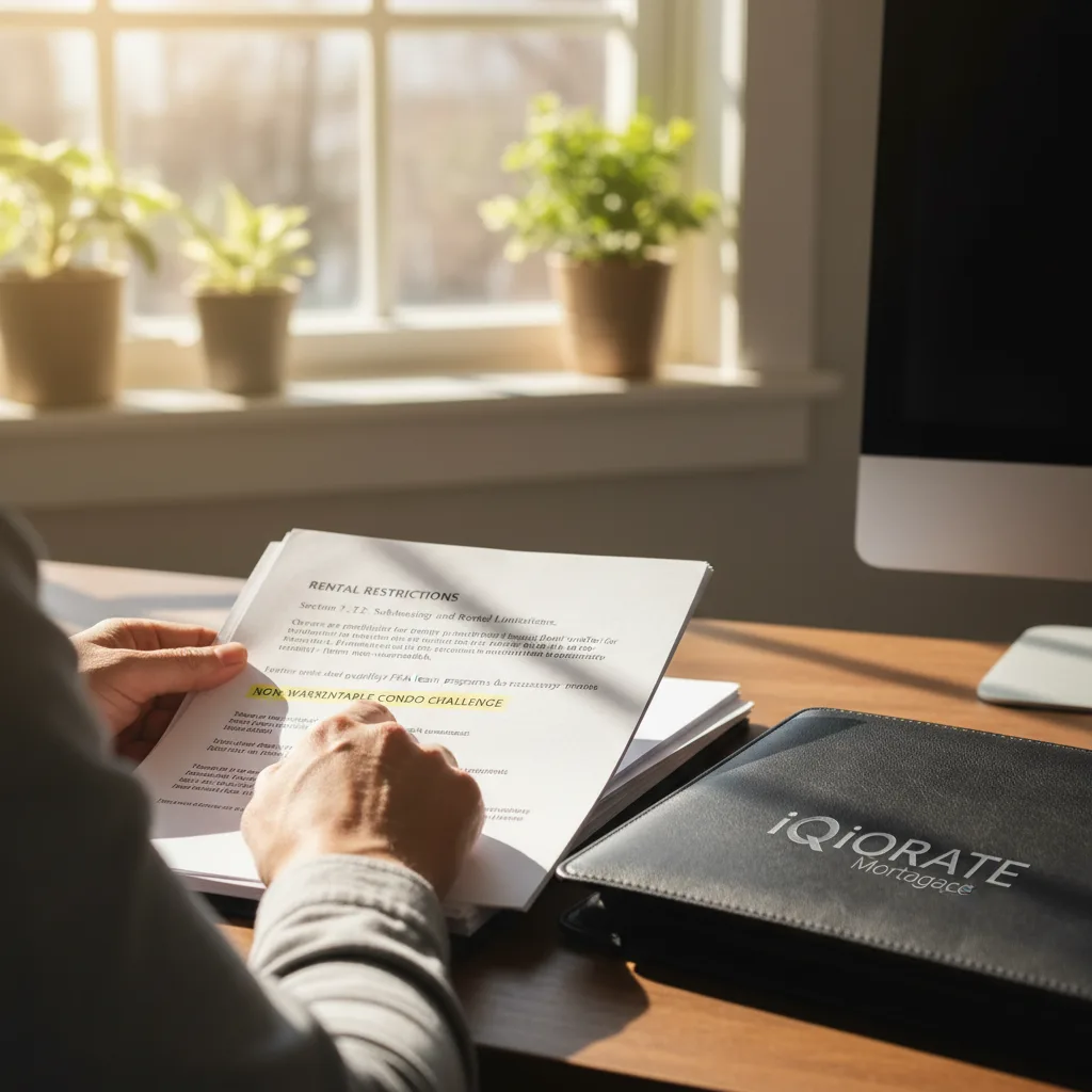 Reviewing HOA documents for a mortgage application