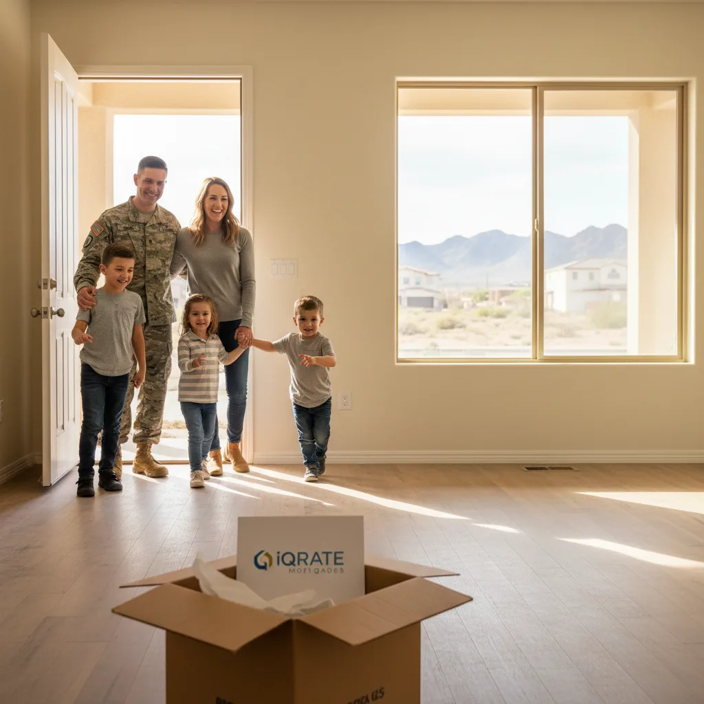 A person organizing financial documents for a mortgage application.