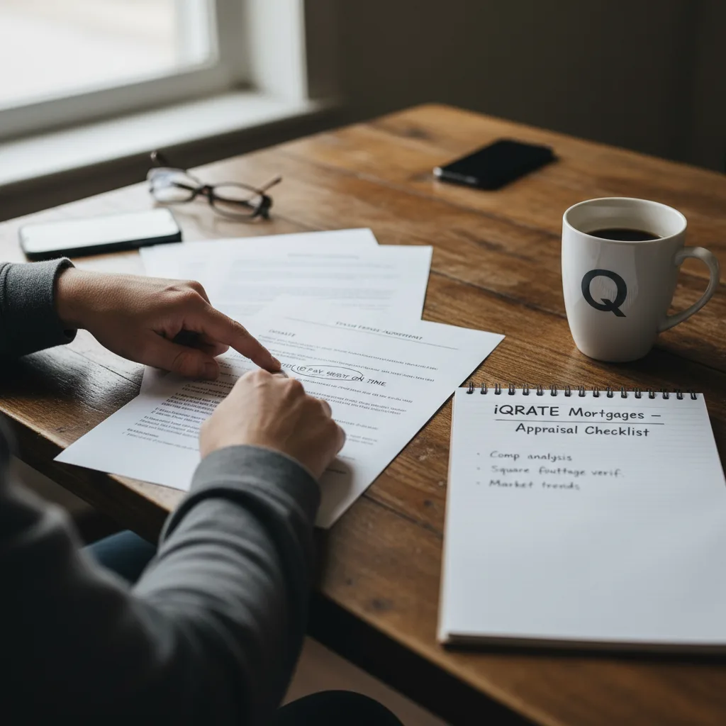 Calculator and keys on a table representing investment property financing.