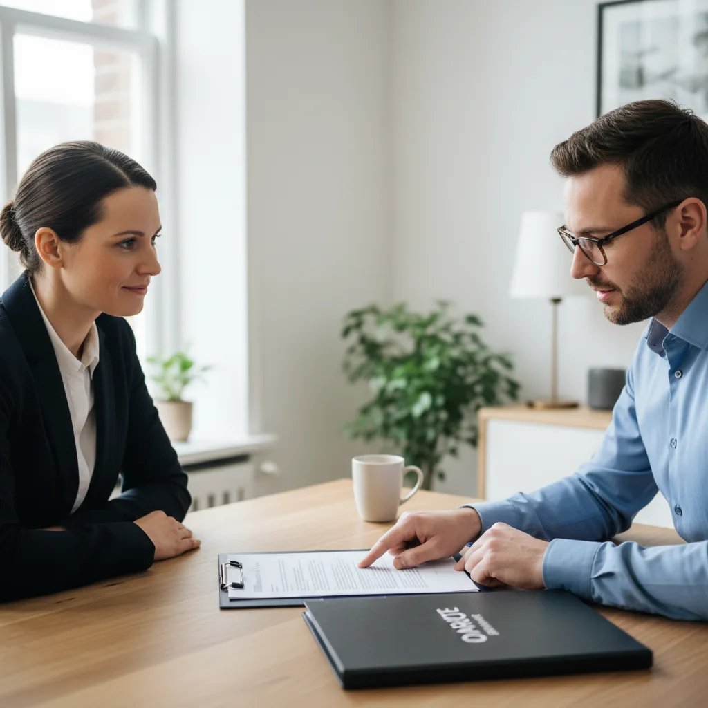 A house key with a home-shaped keychain on a wooden table, symbolizing homeownership.