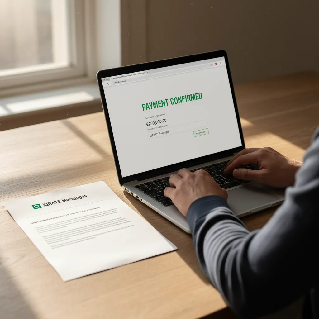 Homeowner calculating potential savings from mortgage recasting.