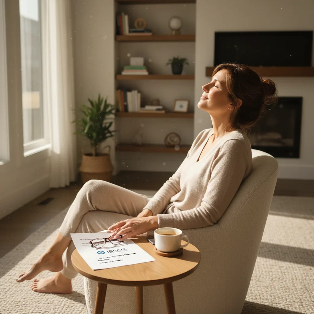 Financial advisor explaining the difference between mortgage recasting and refinancing to a client.