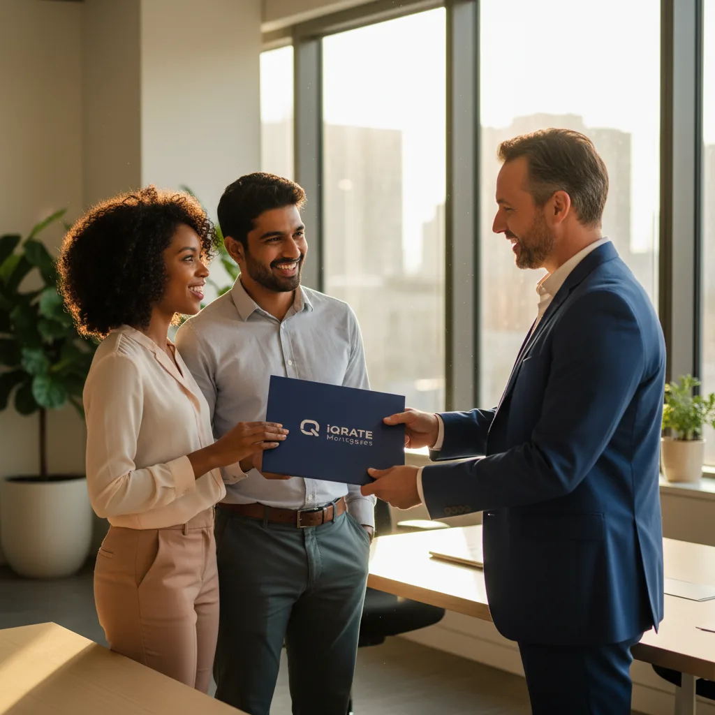 A magnifying glass over a pre-approval letter, symbolizing a listing agent spotting red flags.