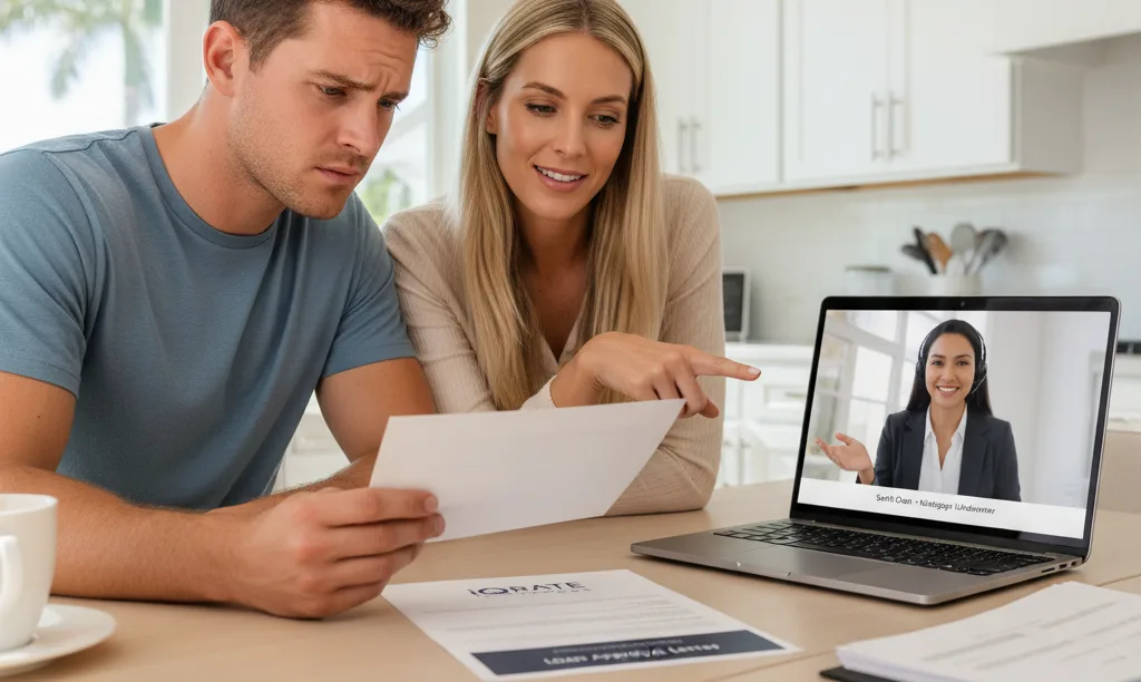 Couple finding hope with iQRATE Mortgages online.