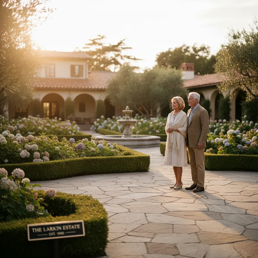 Luxury home in Beverly Hills held in a living trust