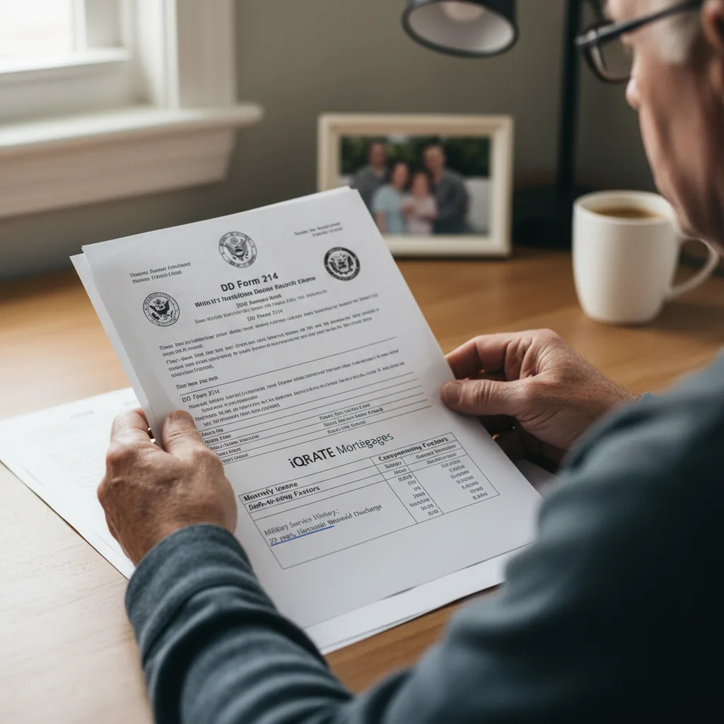 VA loan specialist reviewing an application file for manual underwriting