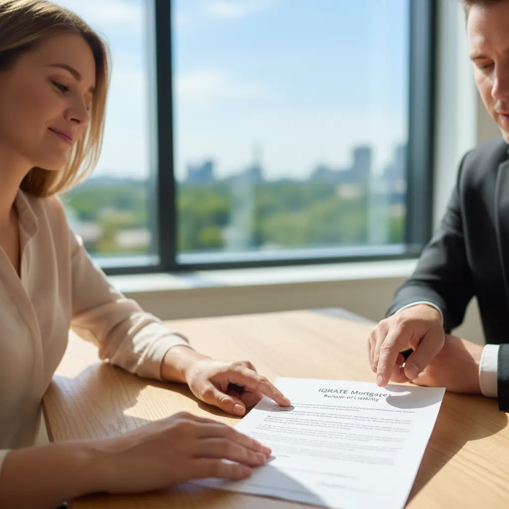 A legal document and a pen, symbolizing the difference between a divorce decree and a mortgage contract.