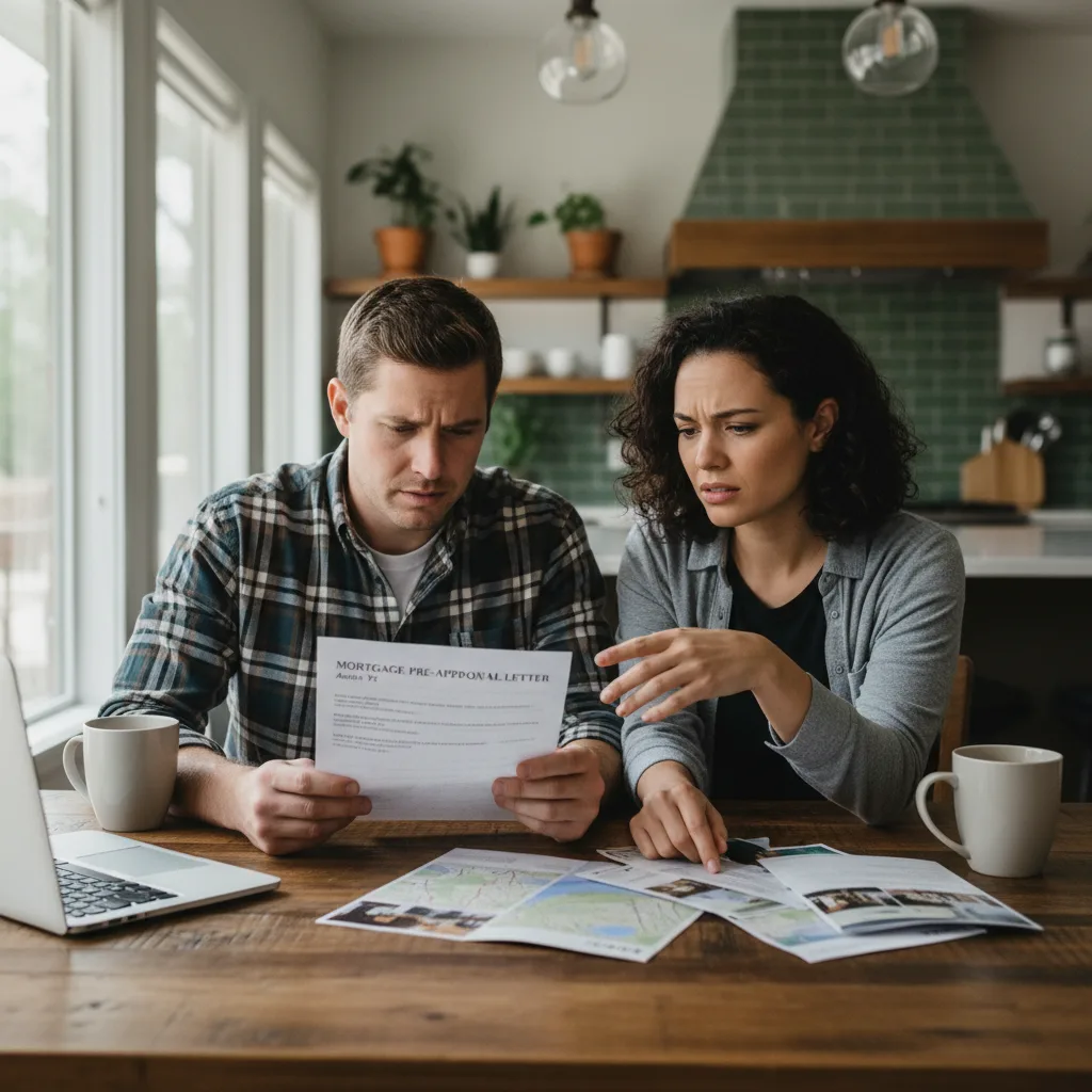 A confident homebuyer shaking hands with a seller after a successful offer.