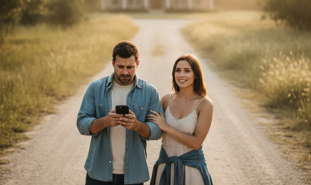 Couple on private Texas road facing loan uncertainty.