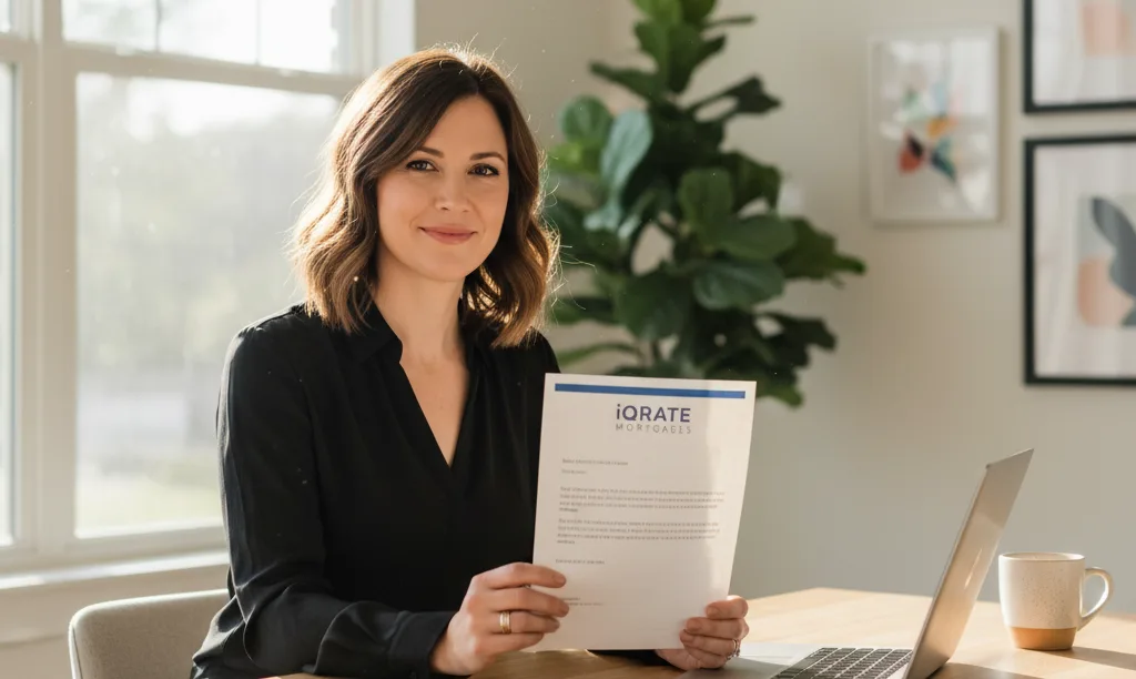 Self-employed Texan reviews successful iQRATE Mortgages letter.