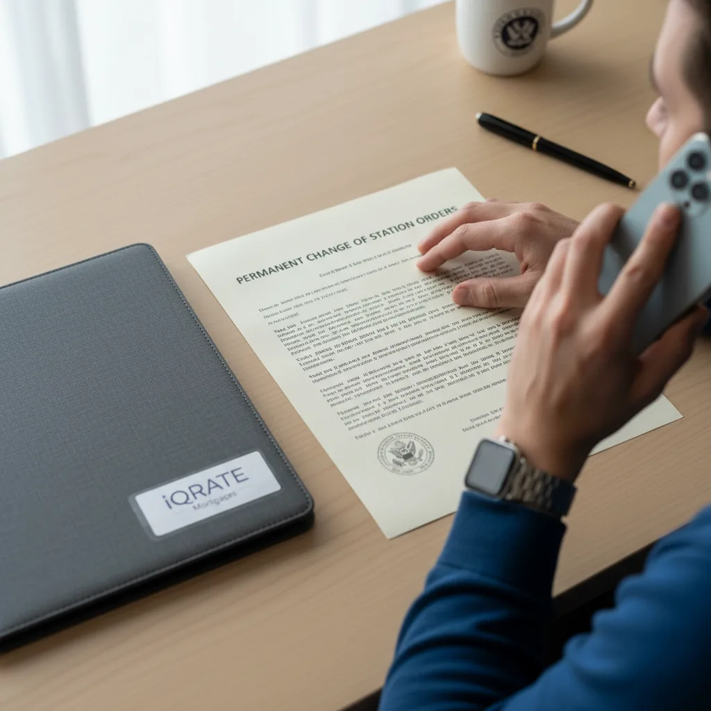 Service member arranging a Power of Attorney for a remote mortgage closing.