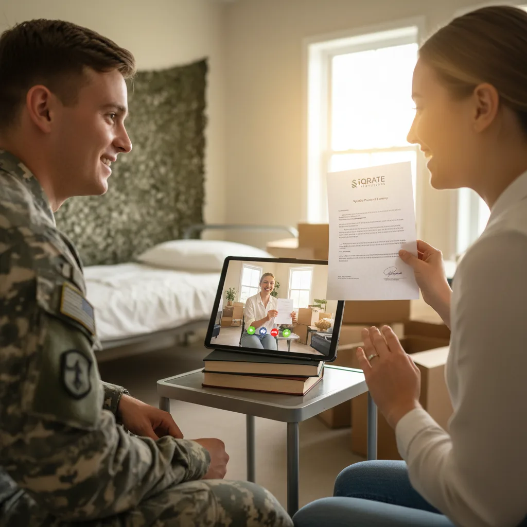 Military family considering their VA loan occupancy options after receiving PCS orders.