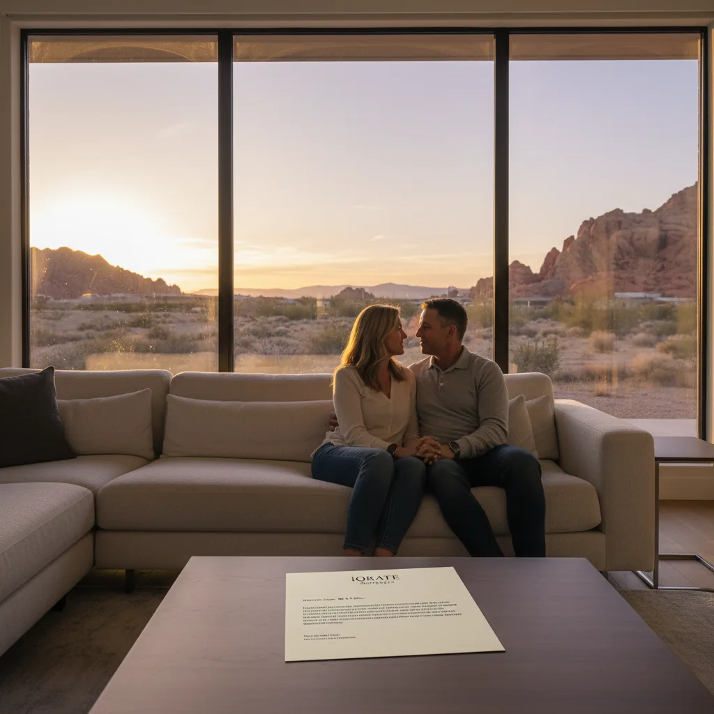 A luxury home purchased in a trust for privacy.