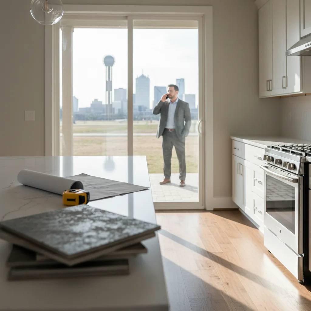 Modern Dallas home representing a real estate investment property