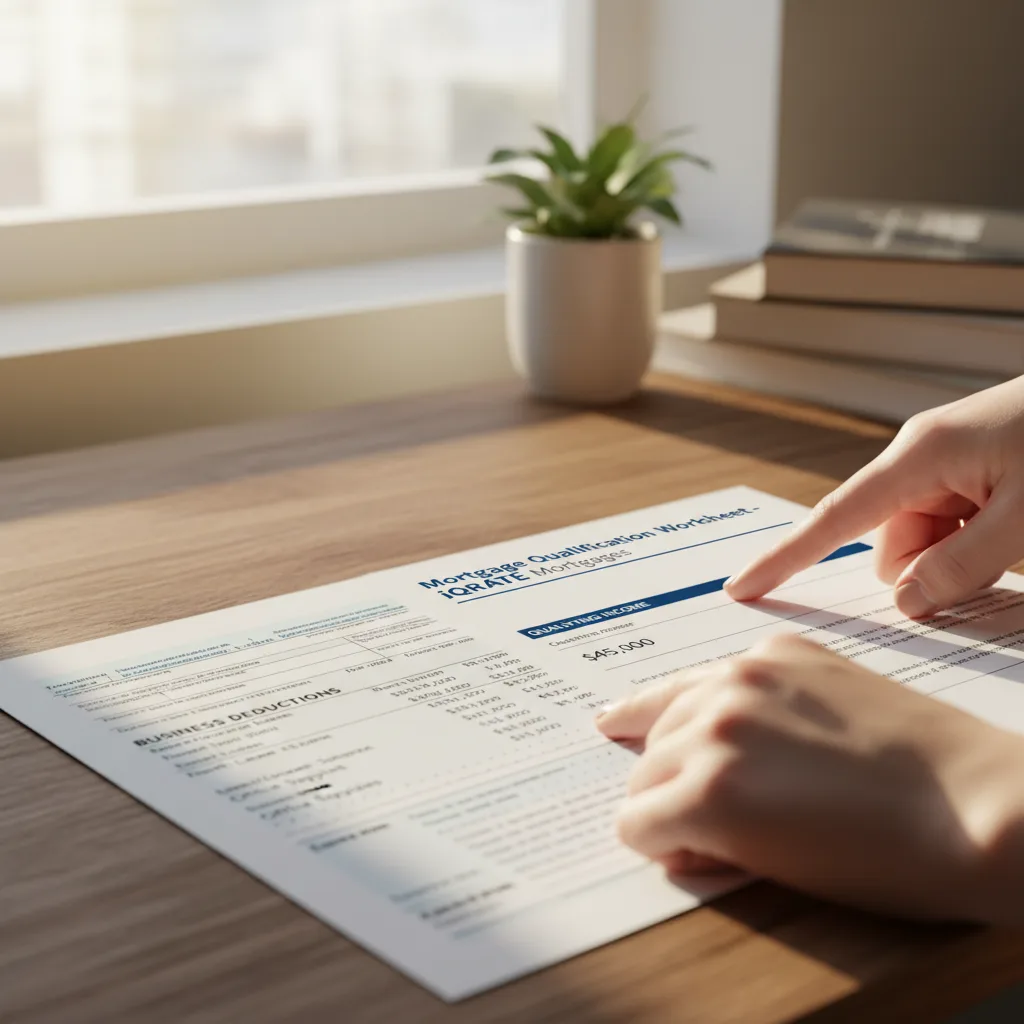 Charts and graphs showing how add-backs can boost qualifying income for a self-employed professional.