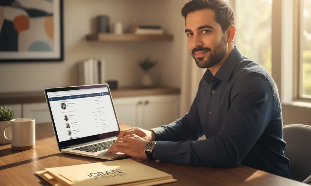 Mortgage professional mining CRM data for listings.