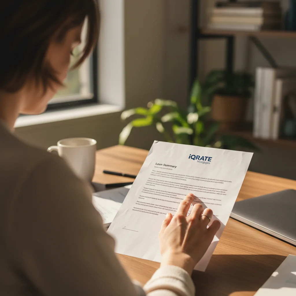 Financial documents for a mortgage application