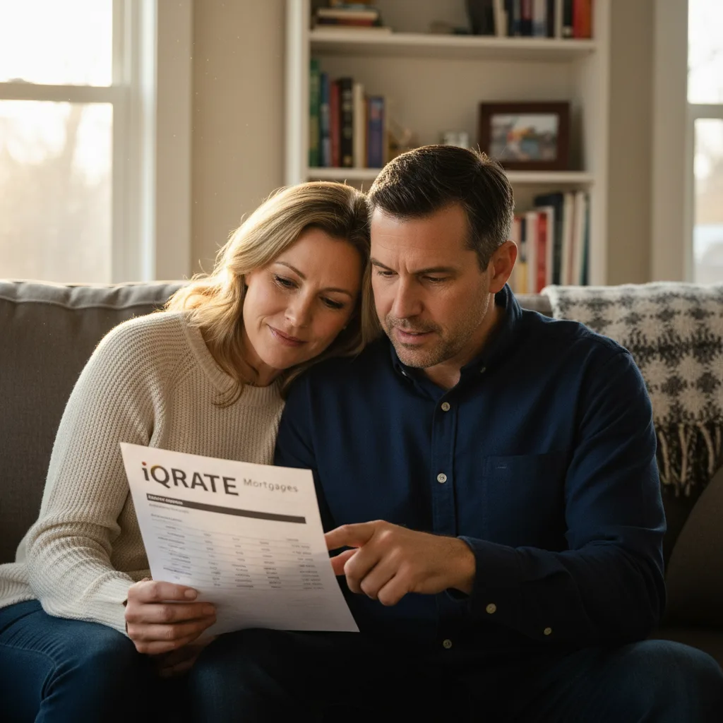 A veteran reviewing mortgage documents for a VA IRRRL.