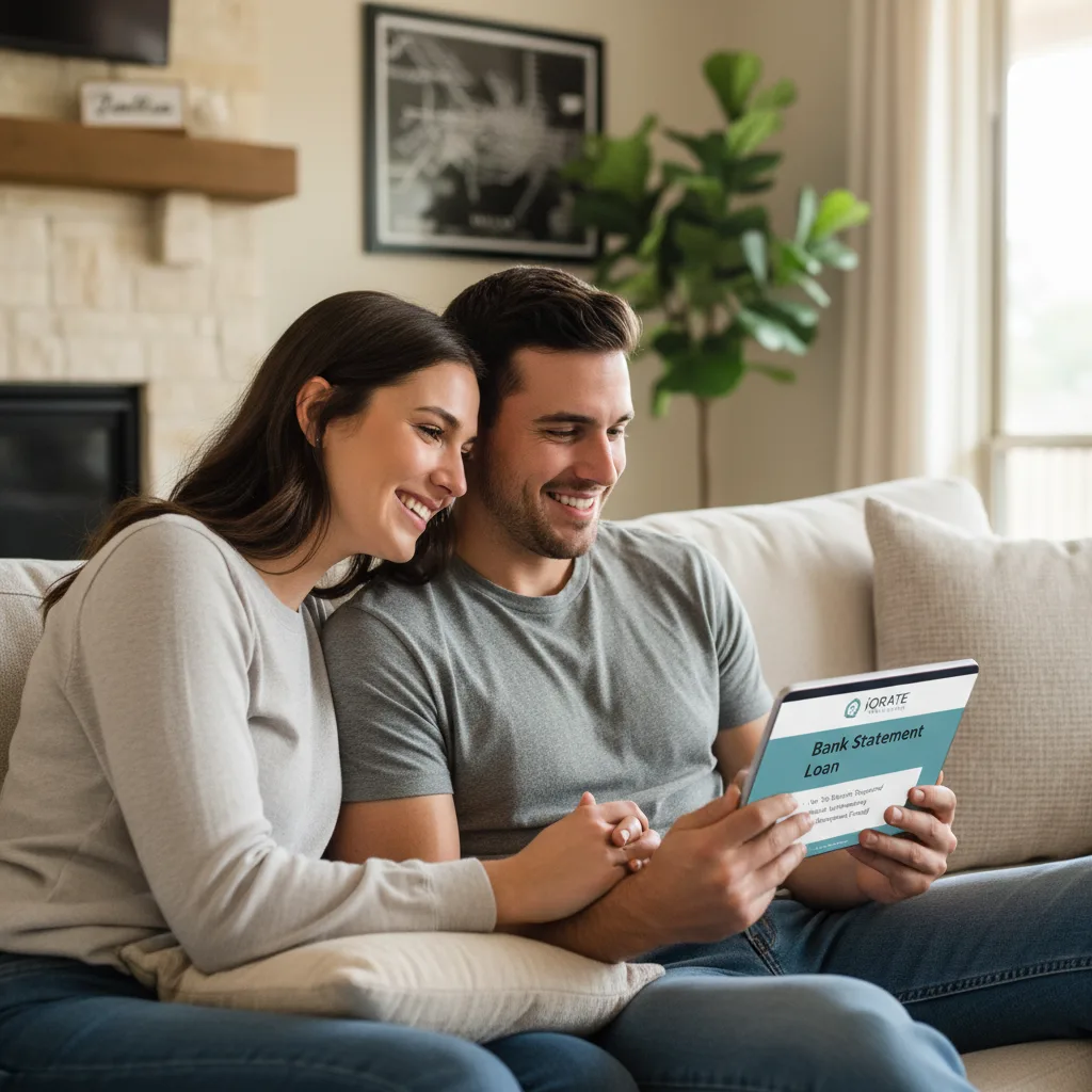Gig worker organizing financial documents for a mortgage application.