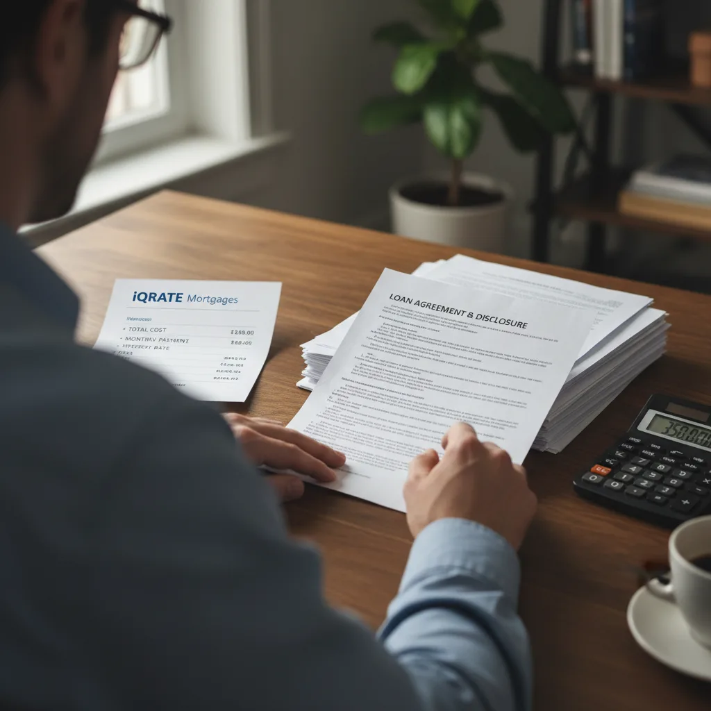 A calculator and house keys on a table, symbolizing mortgage calculations.