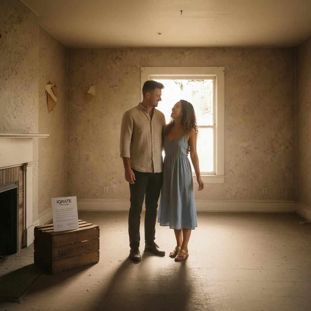 FHA appraiser inspecting the exterior of a home.