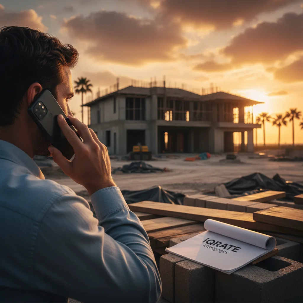 Newly constructed luxury home in Florida with a secure mortgage rate lock