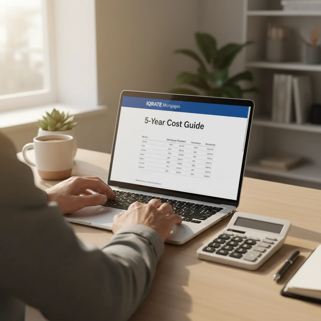 A homeowner reviews documents for mortgage insurance removal