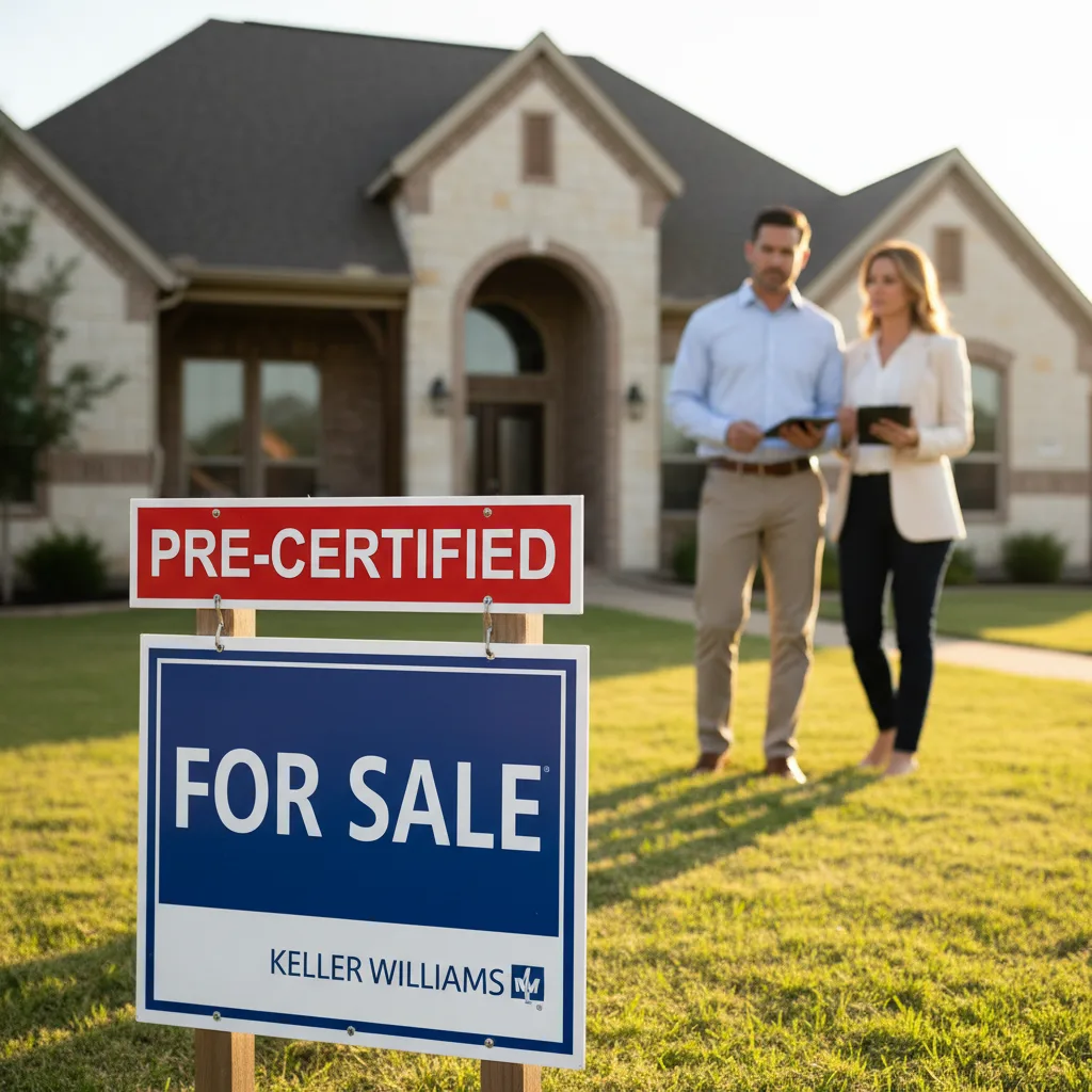 Financial documents and a calculator on a desk for a pre-certified property program