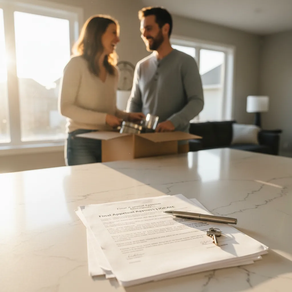Exterior of a modern home in Nevada being appraised.