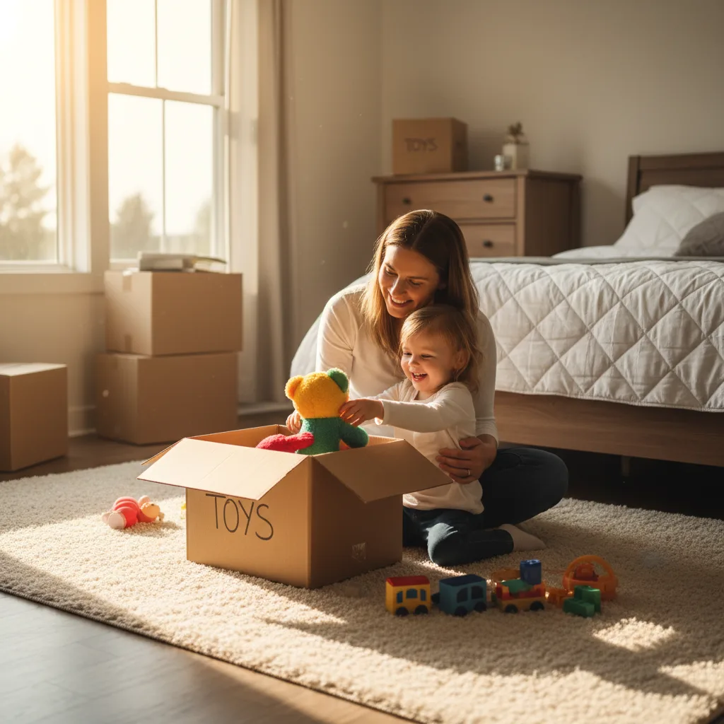 Military family embracing in front of their new home, illustrating the VA loan spousal occupancy rule.